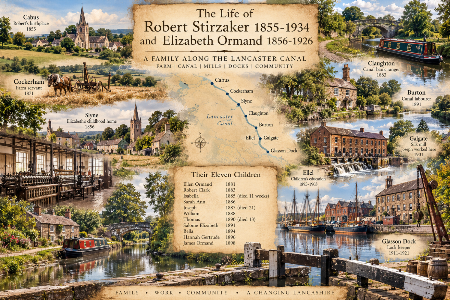 The Stirzaker Family – A Life Along the Lancaster Canal